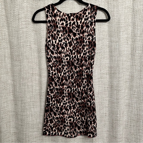 Zara Leopard Print Mini Dress - Picture 7 of 9